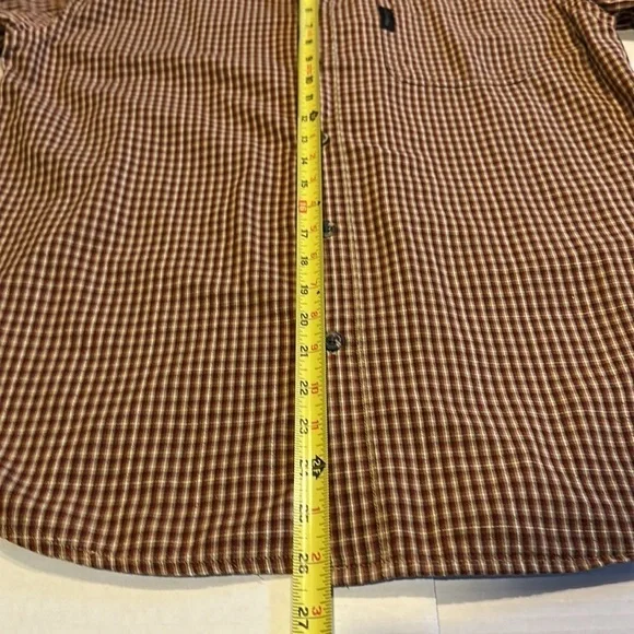 Columbia Sportswear Company button down long striped shirt w one pocket large - Picture 4 of 9